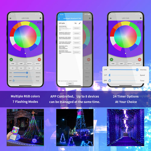 GFLAI Factory Wholesale 4 Wire USB Plug App Controlled LED Fairy